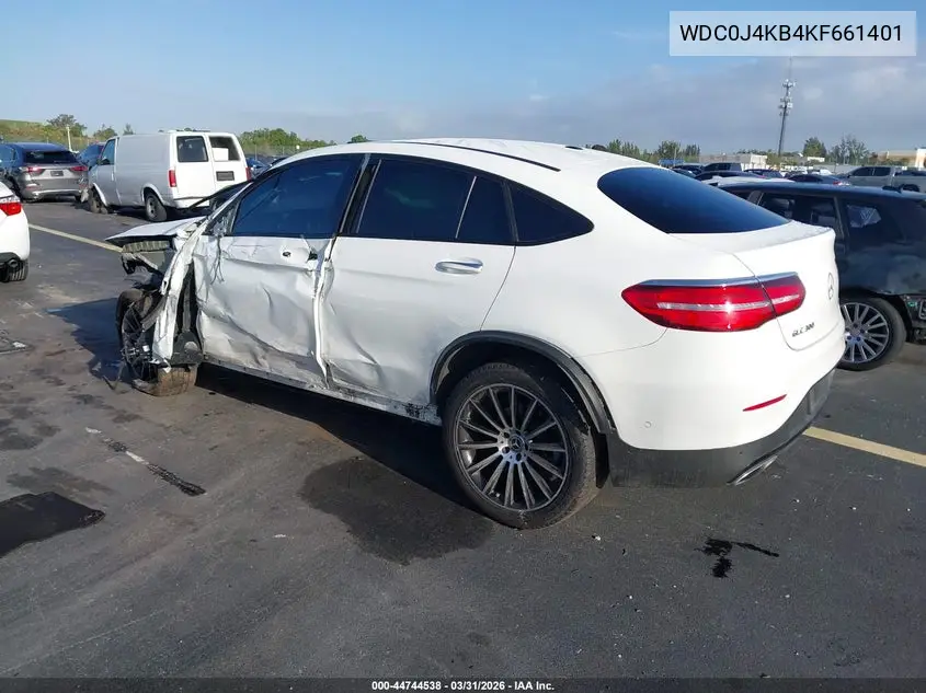 2019 Mercedes-Benz Glc 300 Coupe 4Matic VIN: WDC0J4KB4KF661401 Lot: 44744538