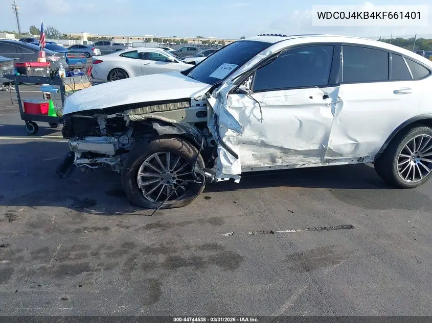 2019 Mercedes-Benz Glc 300 Coupe 4Matic VIN: WDC0J4KB4KF661401 Lot: 44744538