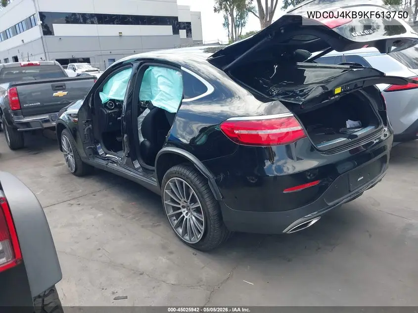 2019 Mercedes-Benz Glc 300 Coupe 4Matic VIN: WDC0J4KB9KF613750 Lot: 45025942