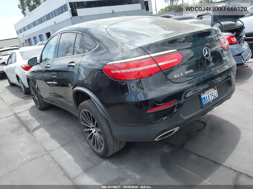 2019 Mercedes-Benz Glc 300 Coupe 4Matic VIN: WDC0J4KBXKF666120 Lot: 45190077