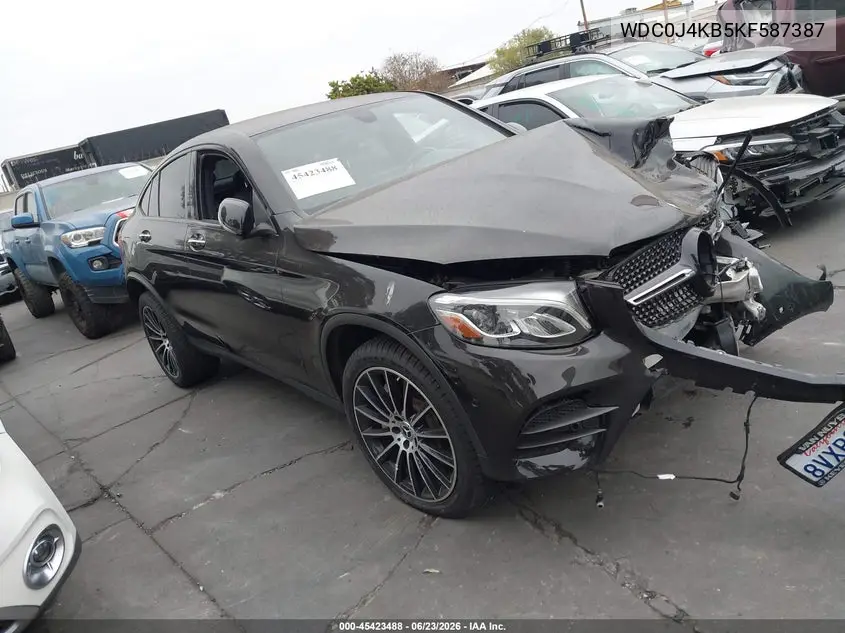 2019 Mercedes-Benz Glc 300 Coupe 4Matic VIN: WDC0J4KB5KF587387 Lot: 45423488