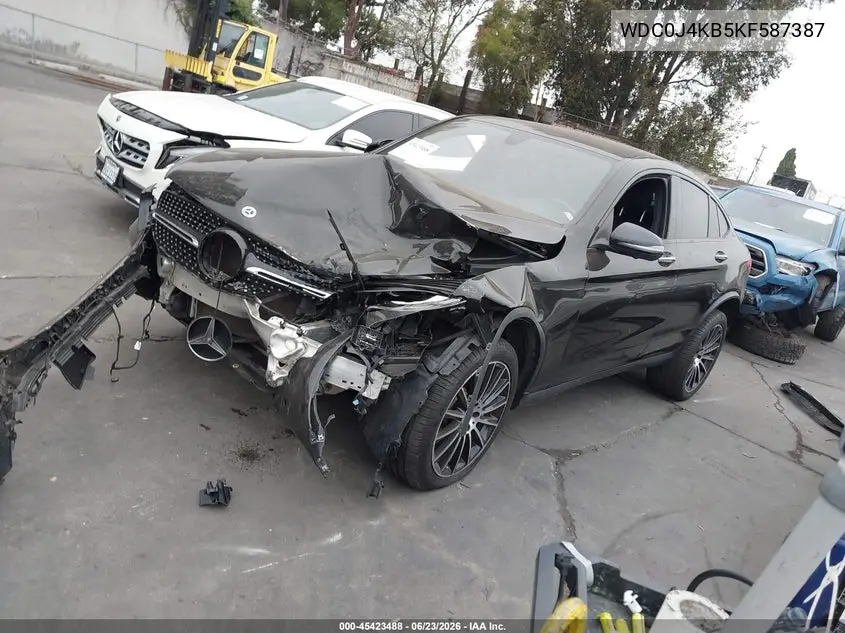 2019 Mercedes-Benz Glc 300 Coupe 4Matic VIN: WDC0J4KB5KF587387 Lot: 45423488
