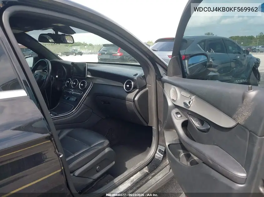 2019 Mercedes-Benz Glc 300 Coupe 4Matic VIN: WDC0J4KB0KF569962 Lot: 45448377