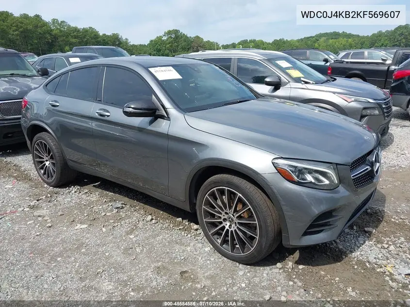 2019 Mercedes-Benz Glc 300 Coupe 4Matic VIN: WDC0J4KB2KF569607 Lot: 45584586