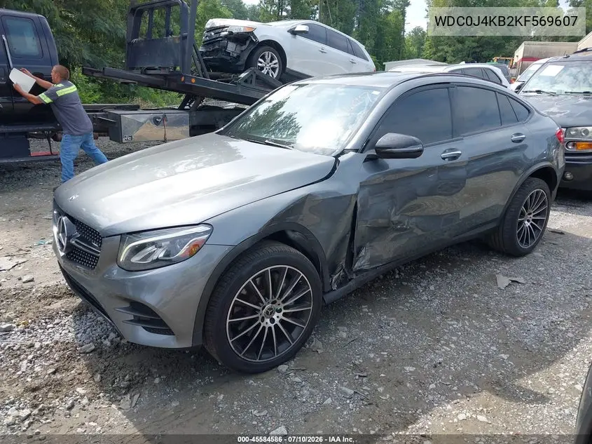 2019 Mercedes-Benz Glc 300 Coupe 4Matic VIN: WDC0J4KB2KF569607 Lot: 45584586