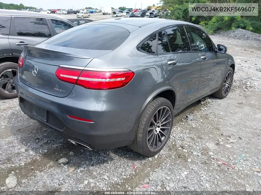2019 Mercedes-Benz Glc 300 Coupe 4Matic VIN: WDC0J4KB2KF569607 Lot: 45584586
