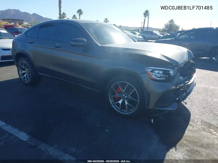 2020 Mercedes-Benz Glc 300 Coupe 4Matic VIN: WDC0J8EB1LF701485 Lot: 45236388