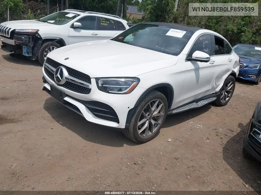 2020 Mercedes-Benz Glc 300 Coupe 4Matic VIN: W1N0J8EB0LF859539 Lot: 45545277