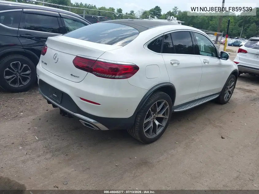 2020 Mercedes-Benz Glc 300 Coupe 4Matic VIN: W1N0J8EB0LF859539 Lot: 45545277
