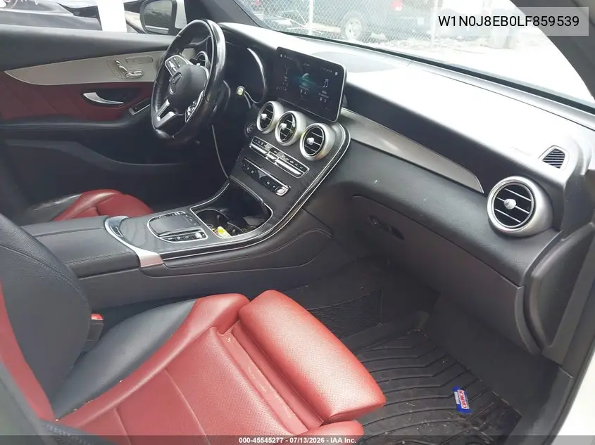 2020 Mercedes-Benz Glc 300 Coupe 4Matic VIN: W1N0J8EB0LF859539 Lot: 45545277