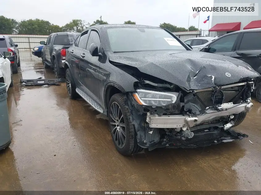 2020 Mercedes-Benz Glc 300 Coupe 4Matic VIN: WDC0J8EB5LF743528 Lot: 45600919