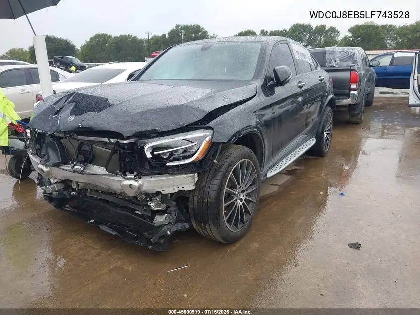 2020 Mercedes-Benz Glc 300 Coupe 4Matic VIN: WDC0J8EB5LF743528 Lot: 45600919