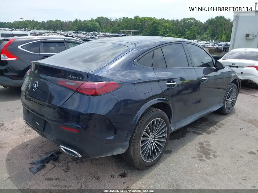 2024 Mercedes-Benz Glc 300 Coupe 4Matic VIN: W1NKJ4HB8RF108114 Lot: 45563754