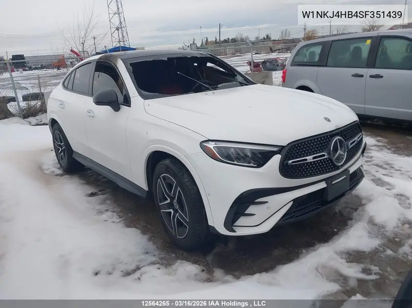 2025 Mercedes-Benz Glc Coupe 300 4Matic VIN: W1NKJ4HB4SF351439 Lot: 12564265