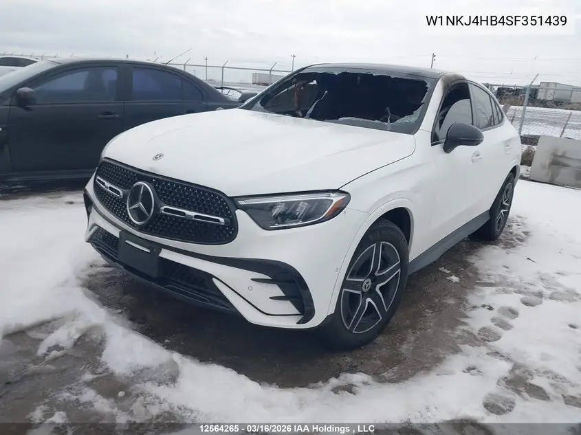 2025 Mercedes-Benz Glc Coupe 300 4Matic VIN: W1NKJ4HB4SF351439 Lot: 12564265