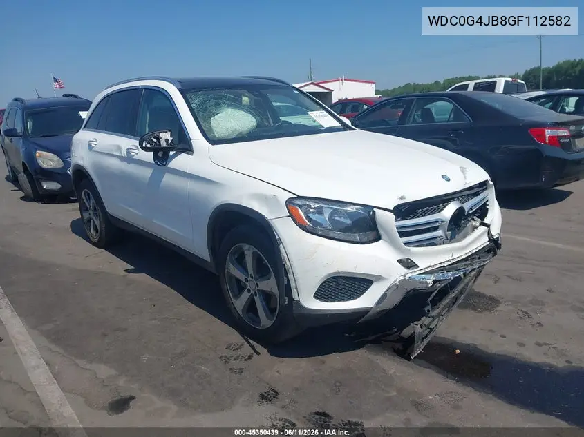 2016 Mercedes-Benz Glc 300 VIN: WDC0G4JB8GF112582 Lot: 45350439