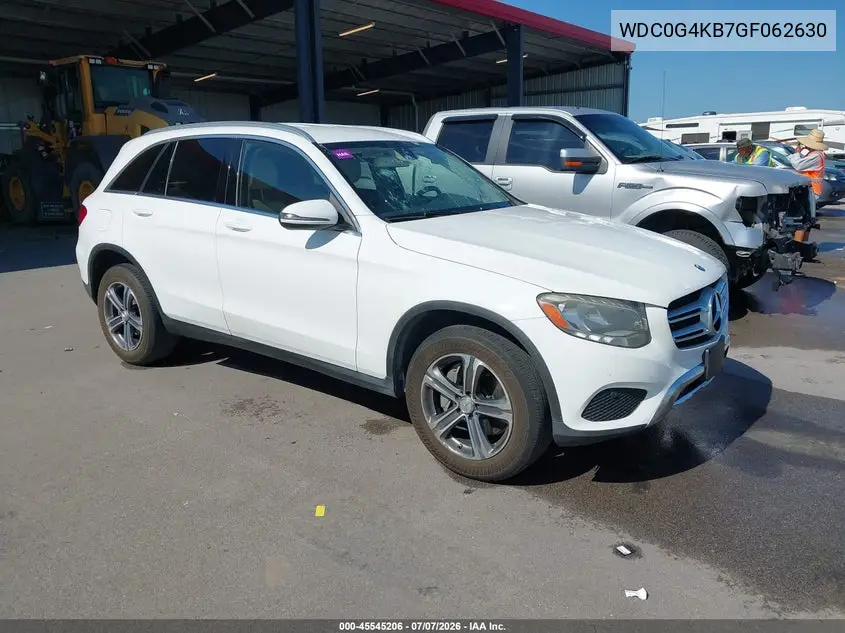 2016 Mercedes-Benz Glc 300 4Matic VIN: WDC0G4KB7GF062630 Lot: 45545206