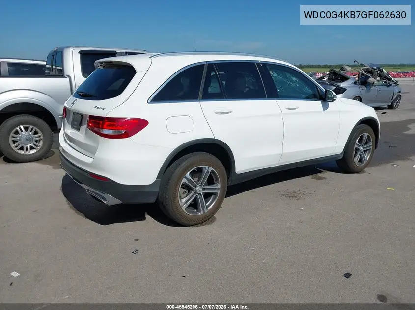 2016 Mercedes-Benz Glc 300 4Matic VIN: WDC0G4KB7GF062630 Lot: 45545206
