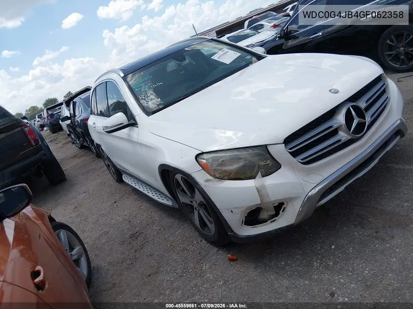 2016 Mercedes-Benz Glc 300 VIN: WDC0G4JB4GF062358 Lot: 45559861