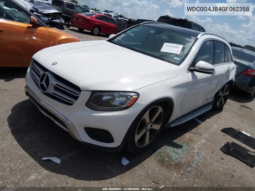 2016 Mercedes-Benz Glc 300 VIN: WDC0G4JB4GF062358 Lot: 45559861