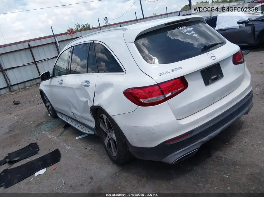 2016 Mercedes-Benz Glc 300 VIN: WDC0G4JB4GF062358 Lot: 45559861