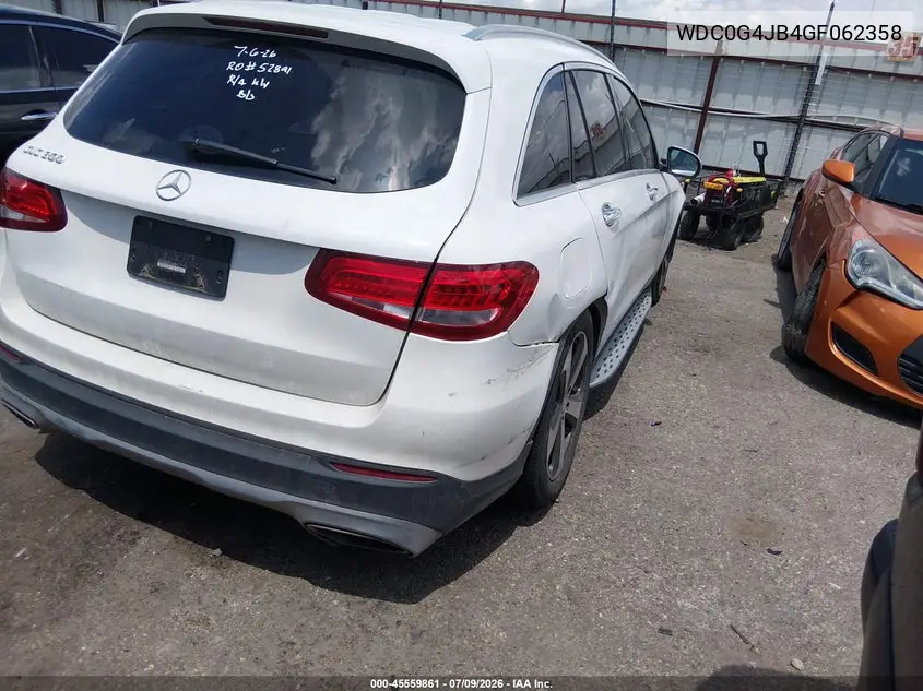 2016 Mercedes-Benz Glc 300 VIN: WDC0G4JB4GF062358 Lot: 45559861