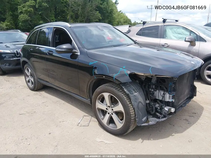 2016 Mercedes-Benz Glc 300 VIN: WDC0G4JB6GF081669 Lot: 45569620