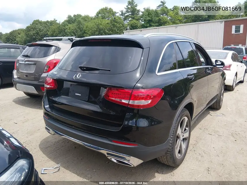 2016 Mercedes-Benz Glc 300 VIN: WDC0G4JB6GF081669 Lot: 45569620