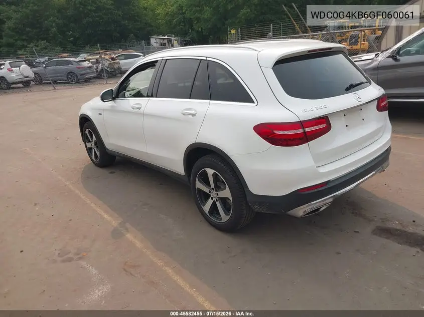 2016 Mercedes-Benz Glc 300 4Matic VIN: WDC0G4KB6GF060061 Lot: 45582455