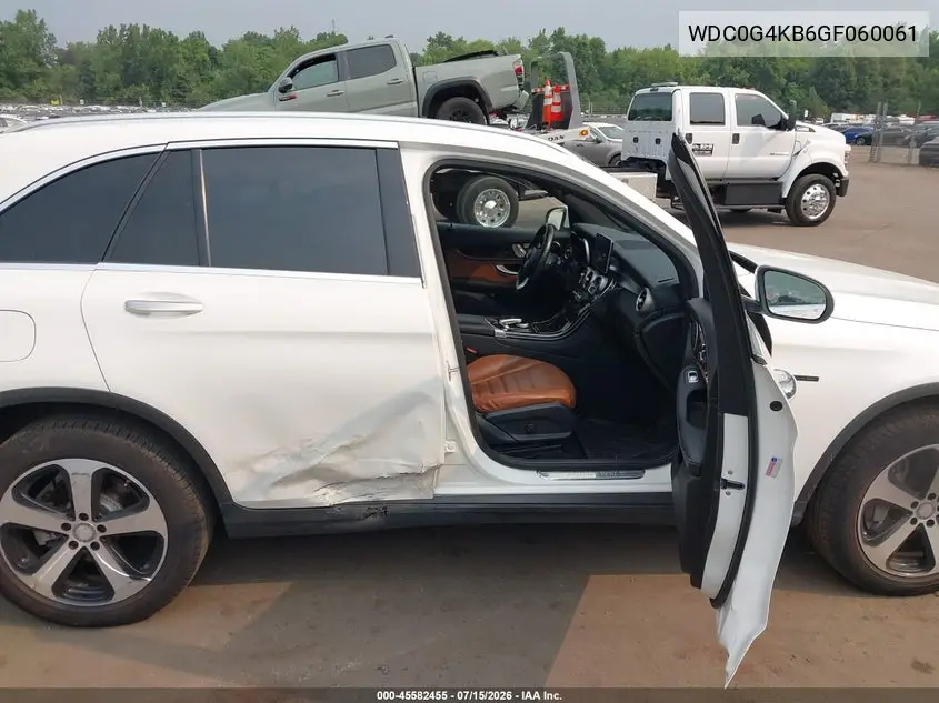 2016 Mercedes-Benz Glc 300 4Matic VIN: WDC0G4KB6GF060061 Lot: 45582455