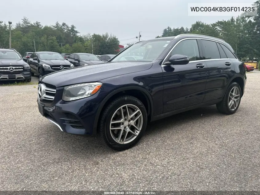 2016 Mercedes-Benz Glc 300 4Matic VIN: WDC0G4KB3GF014235 Lot: 45675248