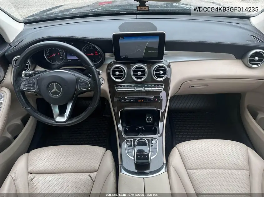 2016 Mercedes-Benz Glc 300 4Matic VIN: WDC0G4KB3GF014235 Lot: 45675248
