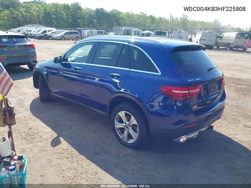 2017 Mercedes-Benz Glc 300 4Matic VIN: WDC0G4KB3HF225808 Lot: 45609262