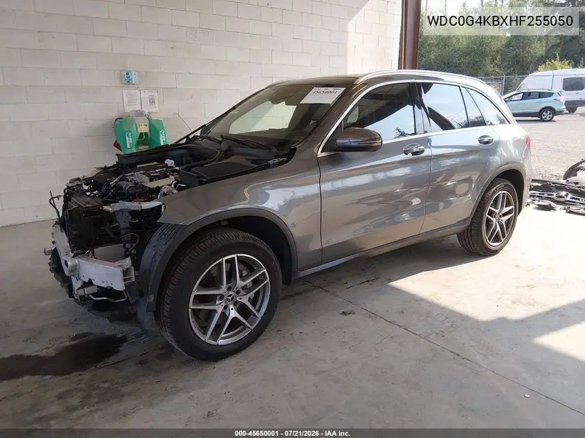 2017 Mercedes-Benz Glc 300 4Matic VIN: WDC0G4KBXHF255050 Lot: 45650001