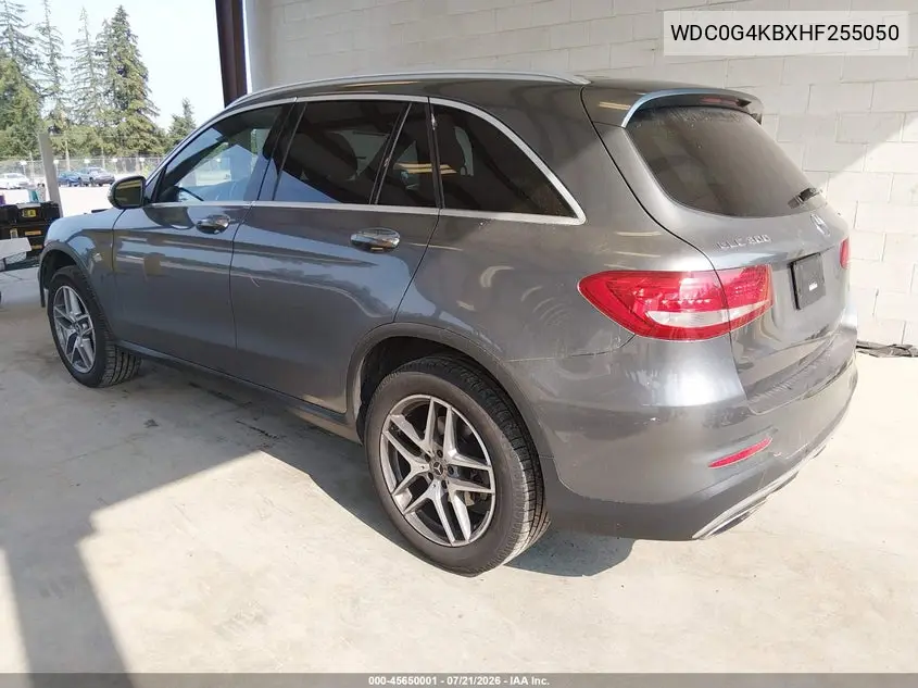 2017 Mercedes-Benz Glc 300 4Matic VIN: WDC0G4KBXHF255050 Lot: 45650001