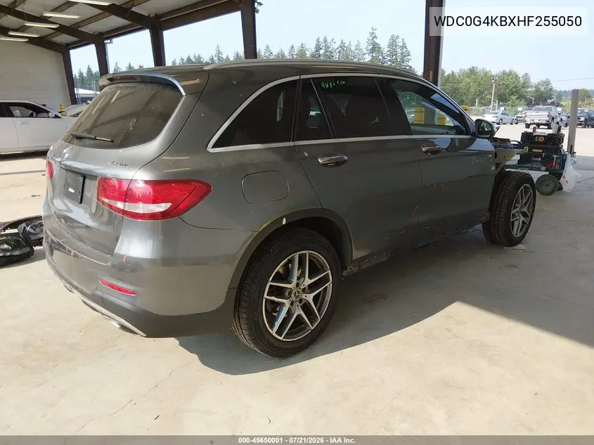 2017 Mercedes-Benz Glc 300 4Matic VIN: WDC0G4KBXHF255050 Lot: 45650001