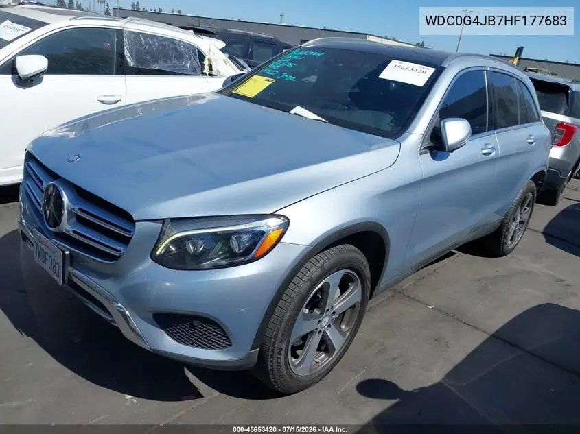 2017 Mercedes-Benz Glc 300 VIN: WDC0G4JB7HF177683 Lot: 45653420