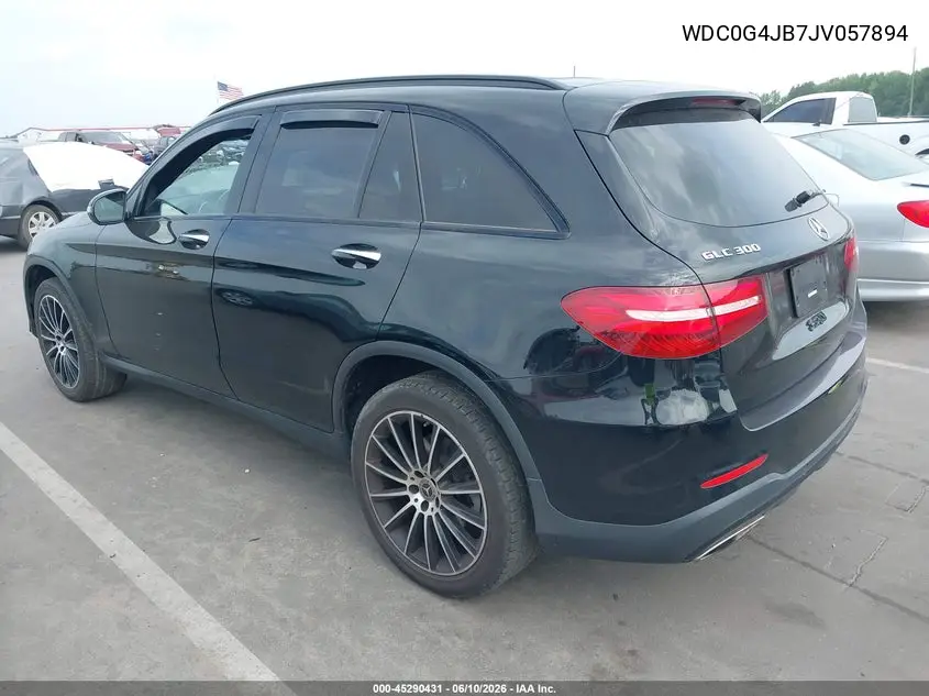 2018 Mercedes-Benz Glc 300 VIN: WDC0G4JB7JV057894 Lot: 45290431