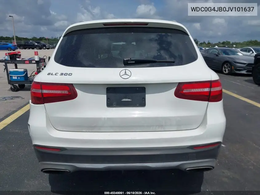 2018 Mercedes-Benz Glc 300 VIN: WDC0G4JB0JV101637 Lot: 45348061
