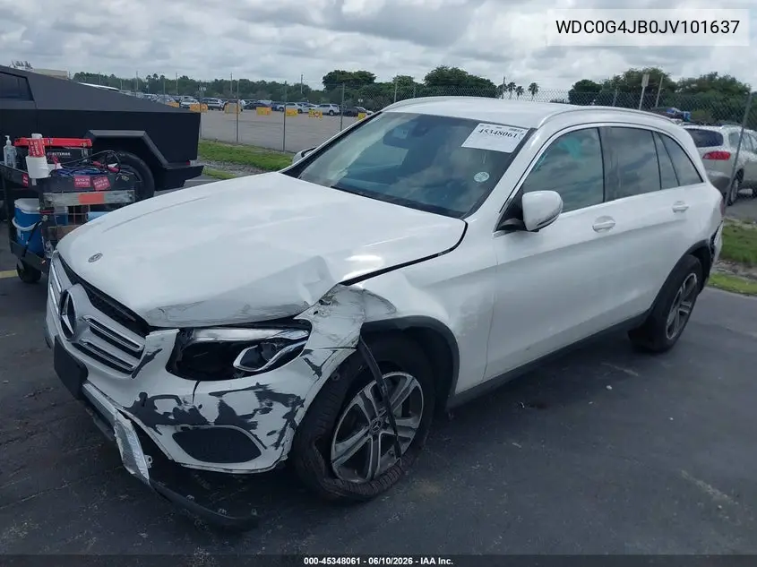 2018 Mercedes-Benz Glc 300 VIN: WDC0G4JB0JV101637 Lot: 45348061