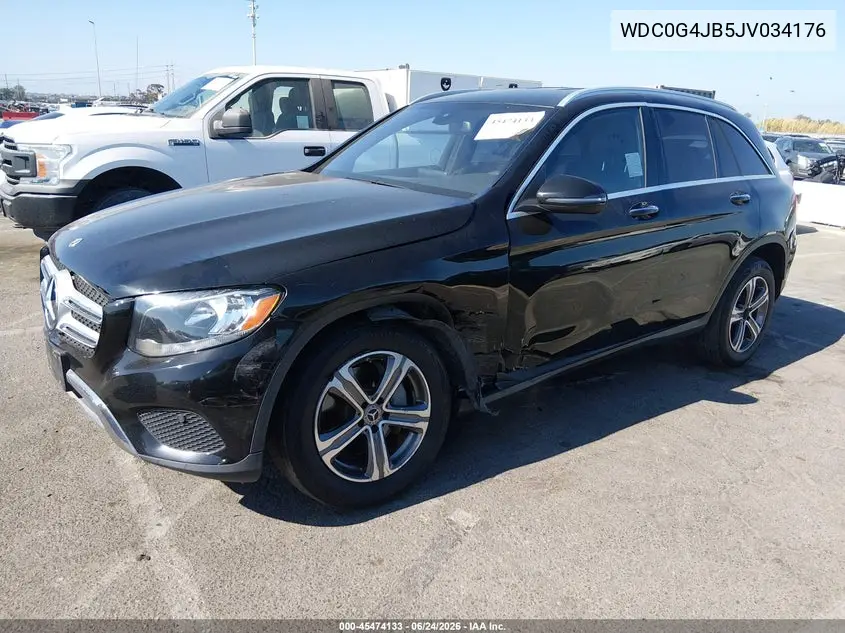 2018 Mercedes-Benz Glc 300 VIN: WDC0G4JB5JV034176 Lot: 45474133