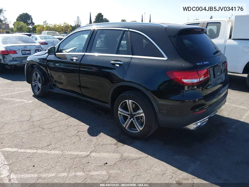 2018 Mercedes-Benz Glc 300 VIN: WDC0G4JB5JV034176 Lot: 45474133