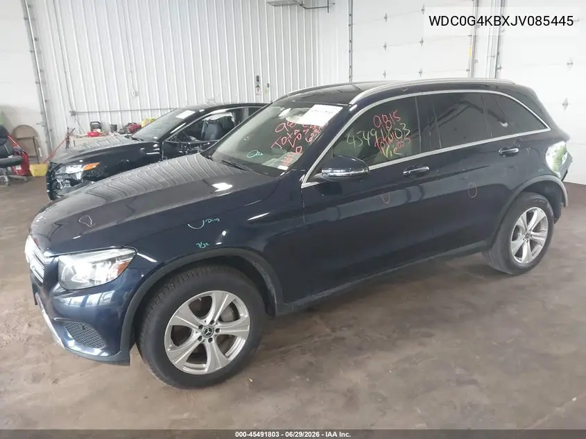 2018 Mercedes-Benz Glc 300 4Matic VIN: WDC0G4KBXJV085445 Lot: 45491803