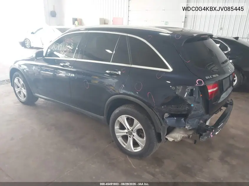 2018 Mercedes-Benz Glc 300 4Matic VIN: WDC0G4KBXJV085445 Lot: 45491803