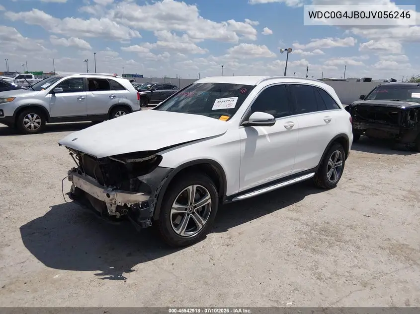 2018 Mercedes-Benz Glc 300 VIN: WDC0G4JB0JV056246 Lot: 45542918