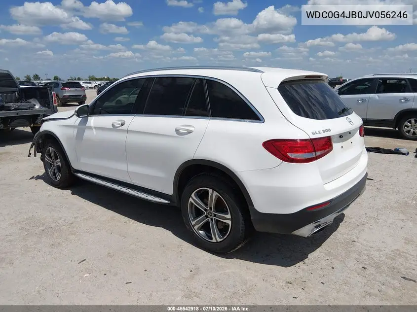 2018 Mercedes-Benz Glc 300 VIN: WDC0G4JB0JV056246 Lot: 45542918
