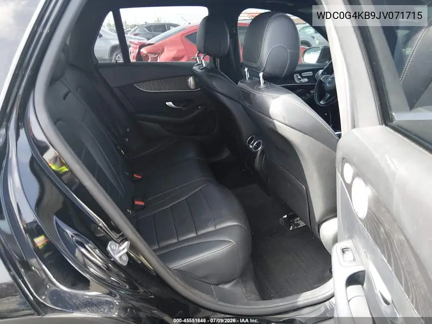 2018 Mercedes-Benz Glc 300 4Matic VIN: WDC0G4KB9JV071715 Lot: 45551646