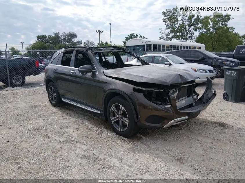 2018 Mercedes-Benz Glc 300 4Matic VIN: WDC0G4KB3JV107978 Lot: 45572839
