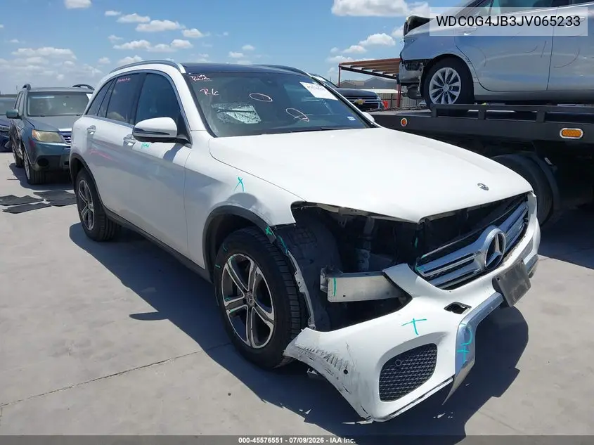 2018 Mercedes-Benz Glc 300 VIN: WDC0G4JB3JV065233 Lot: 45576551