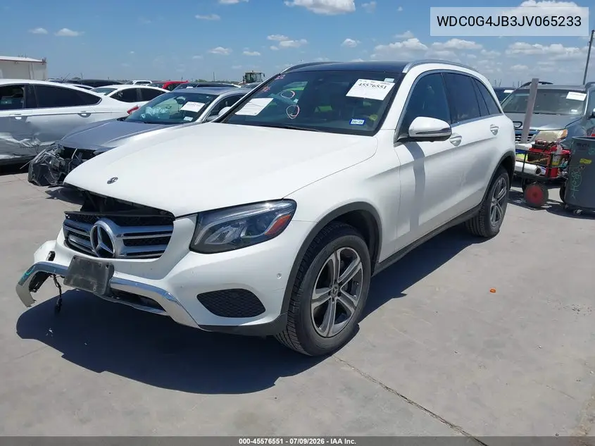 2018 Mercedes-Benz Glc 300 VIN: WDC0G4JB3JV065233 Lot: 45576551